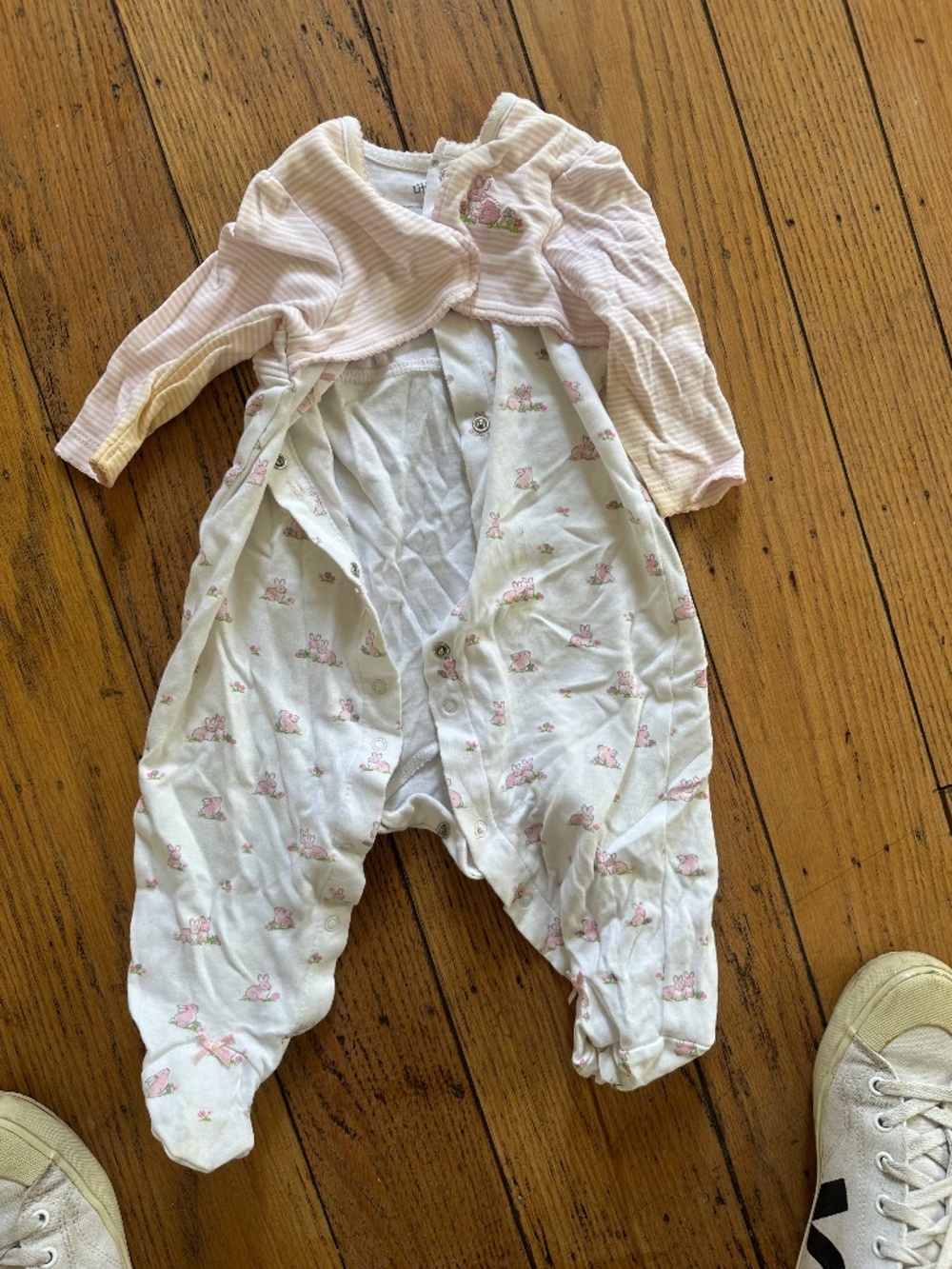 Little Me Baby Onesie with bunnies 9 months